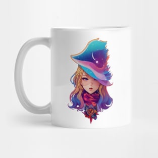 woman pop ilustrator design Mug